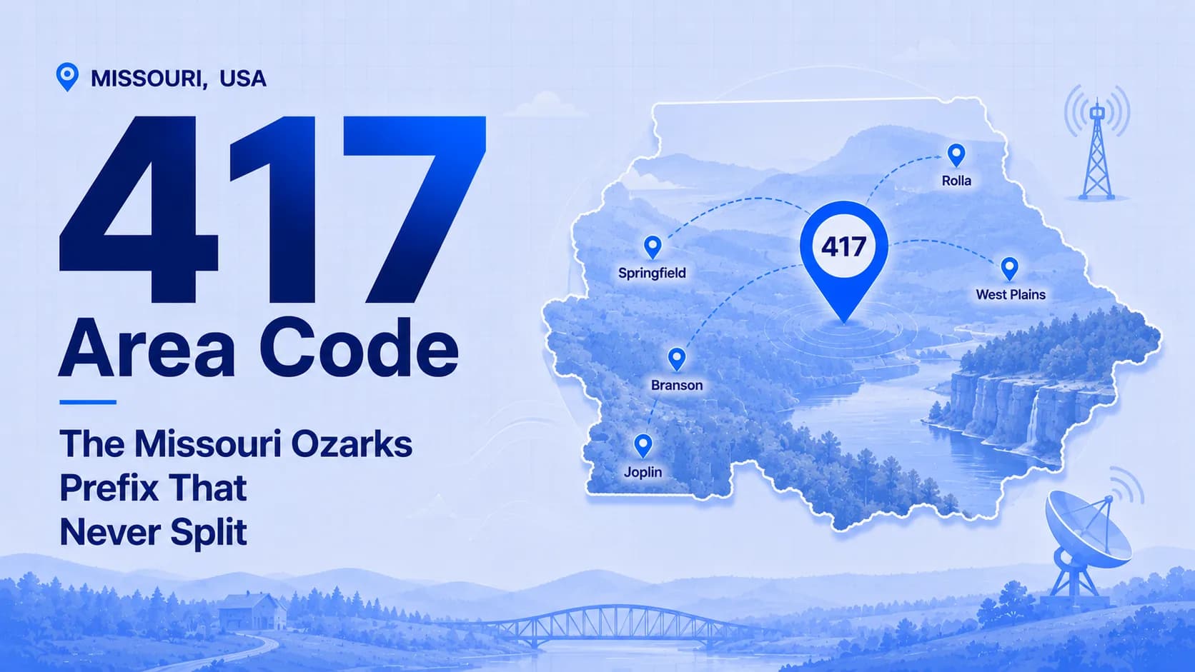 417 Area Code: The Missouri Ozarks Prefix That Never Split