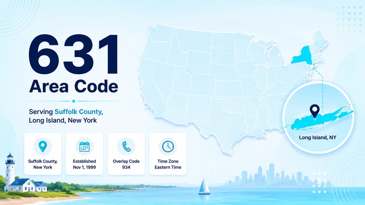 631 area code