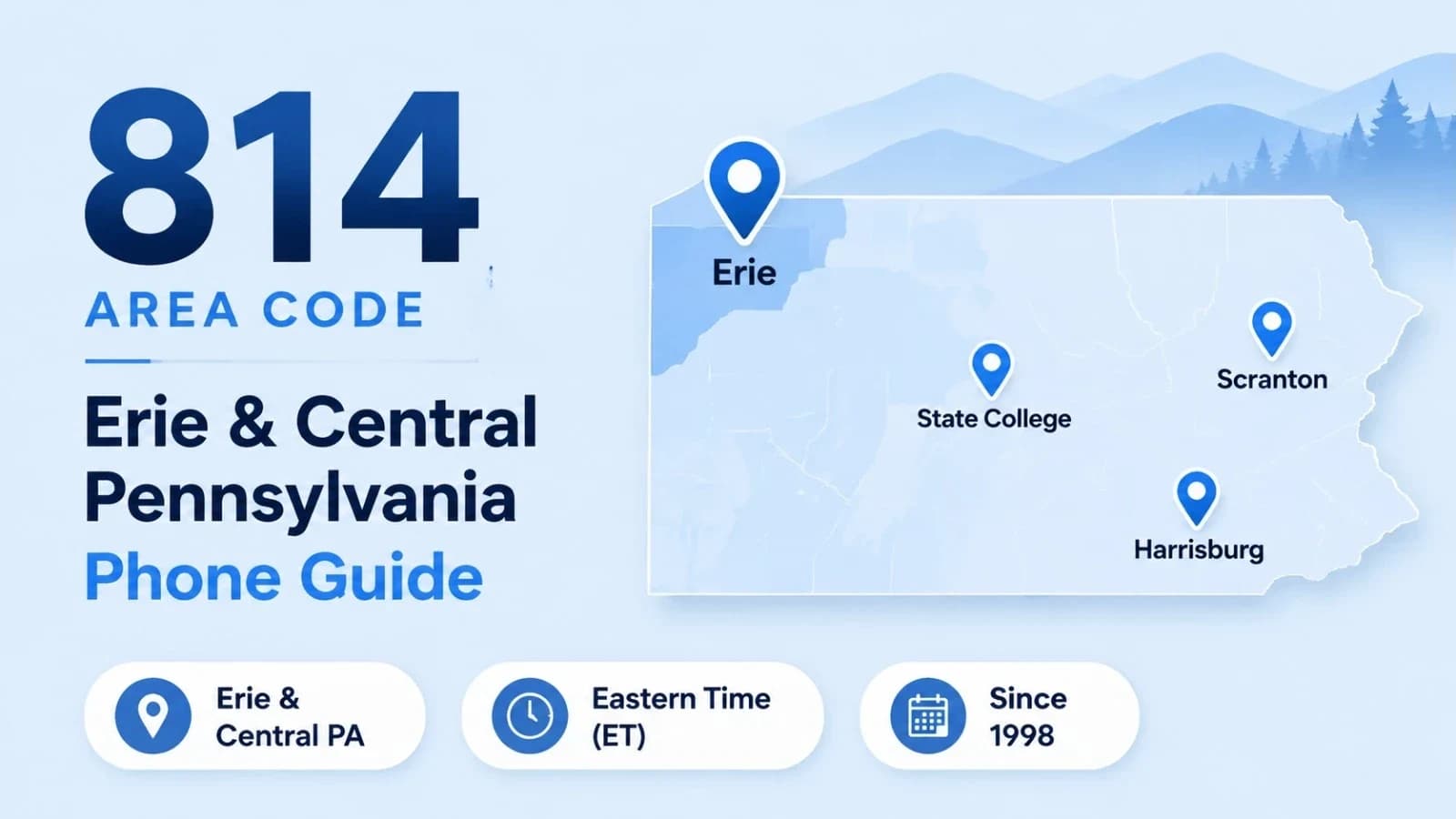 814 area code
