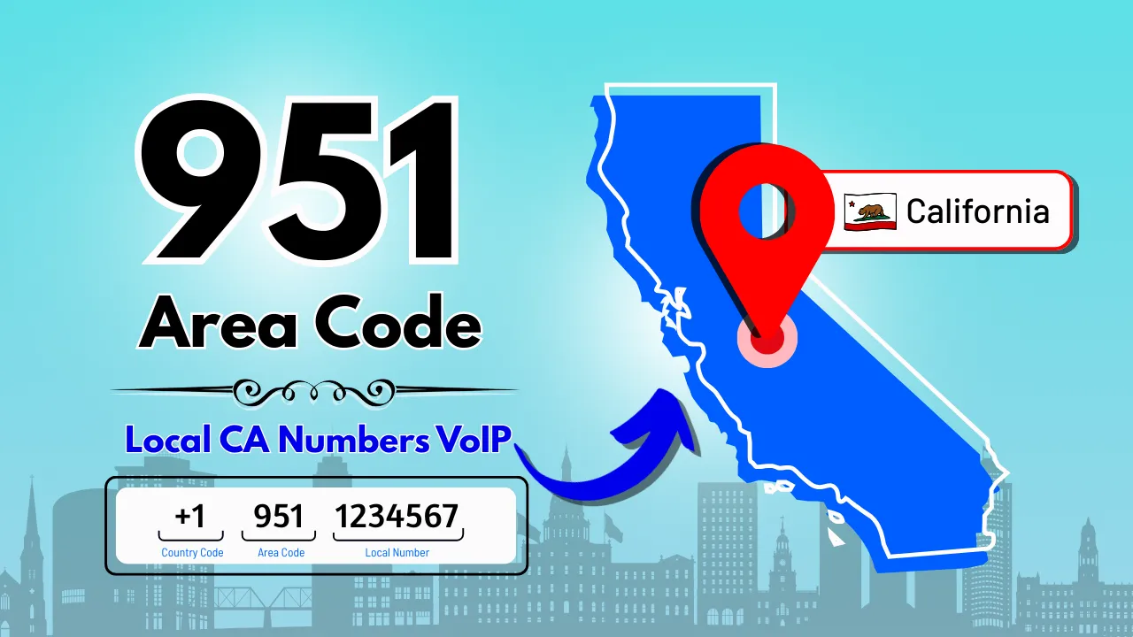 951 area code