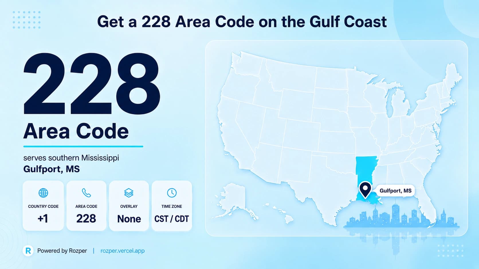 228 Area Code: Gulfport, Biloxi & Gulf Coast Business Guide