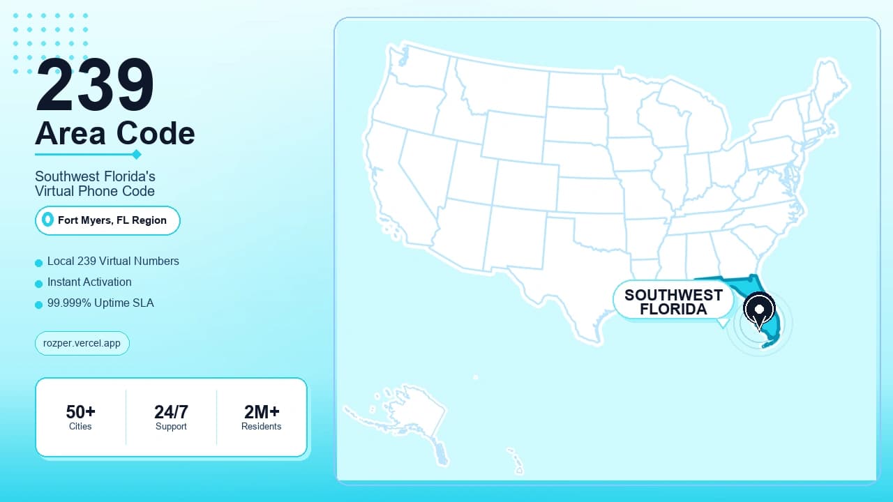 239 Area Code: The Complete Guide to Southwest Florida's Local Number