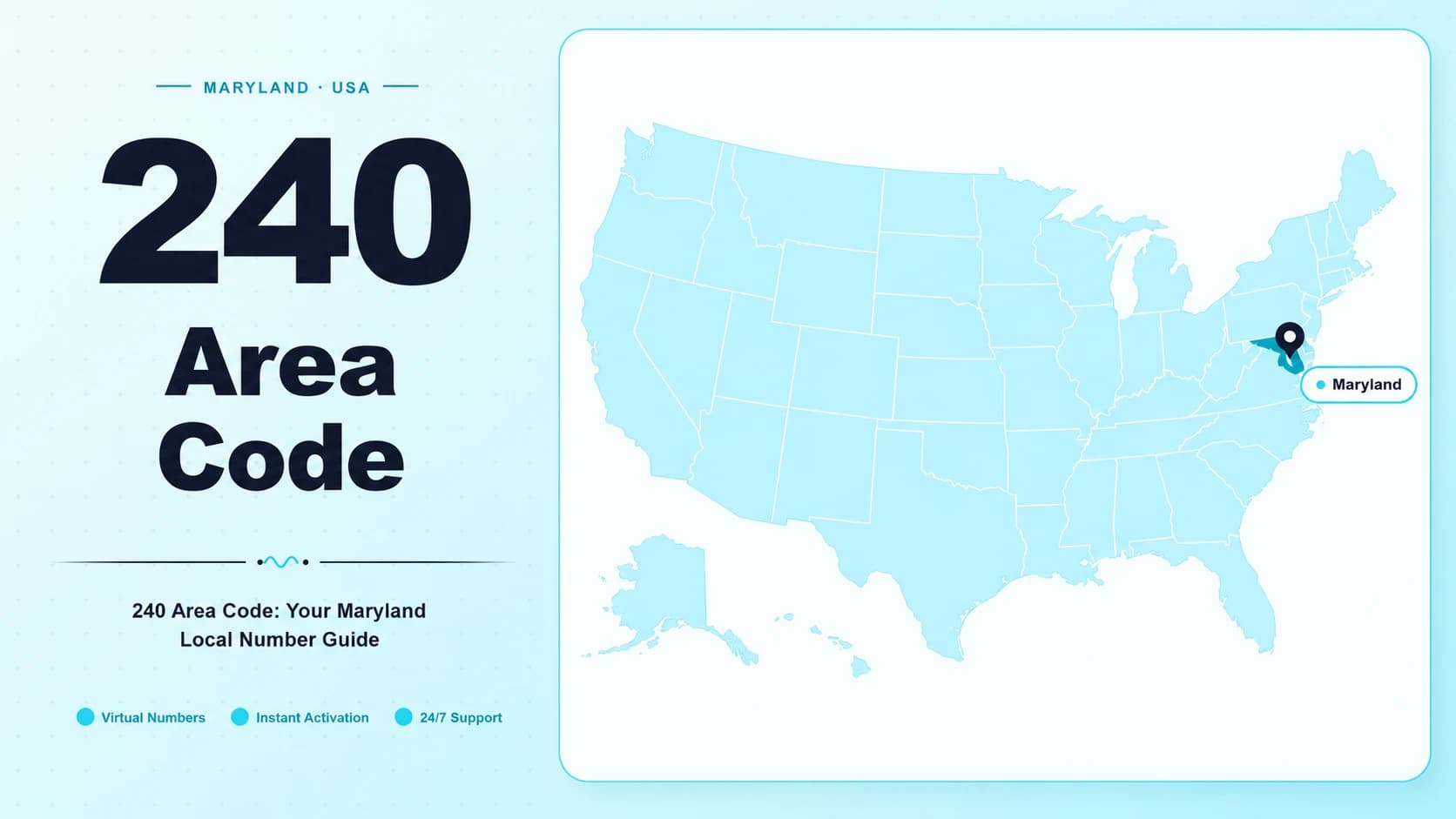 240 Area Code: Maryland's Location, Cities, and How to Get a Number