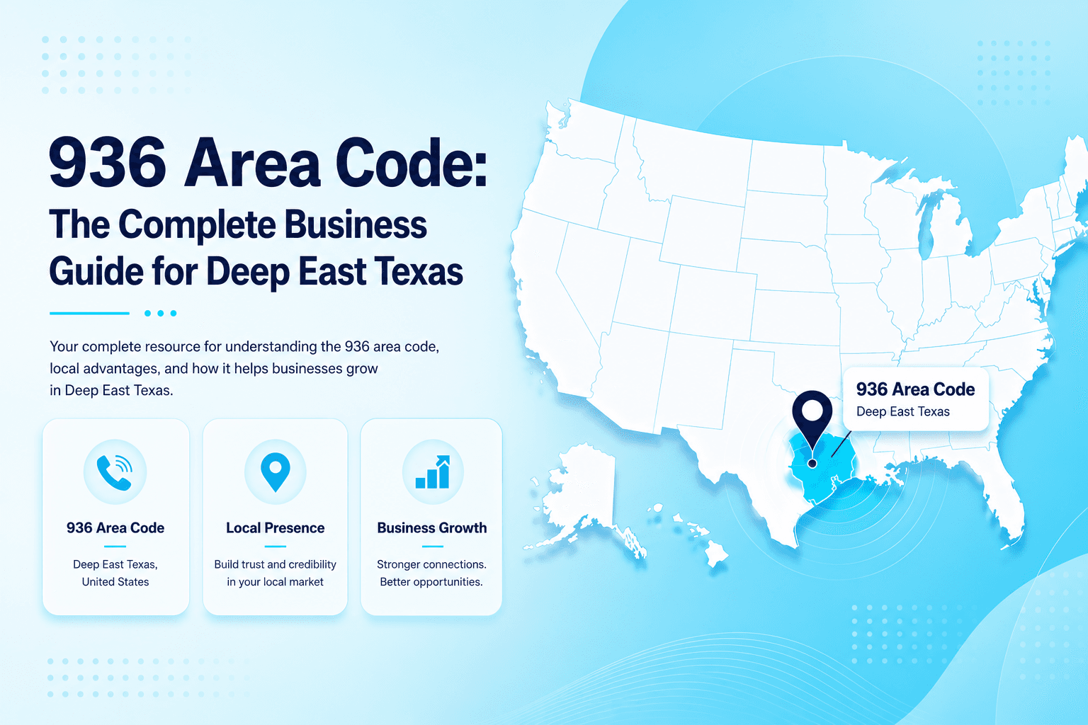 936 Area Code: The Complete Business Guide for Deep East Texas